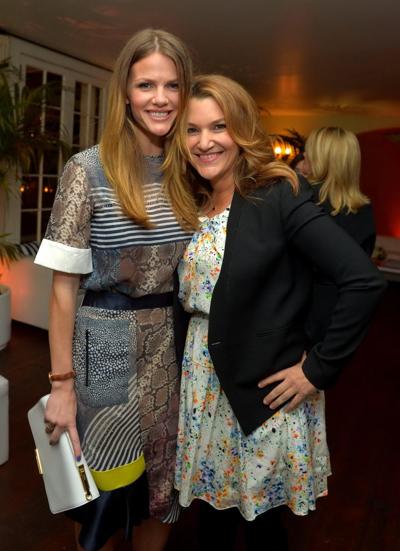 10P Brooklyn Decker see through to bra at Vanity Fair  Juicy Couture Celebration of 