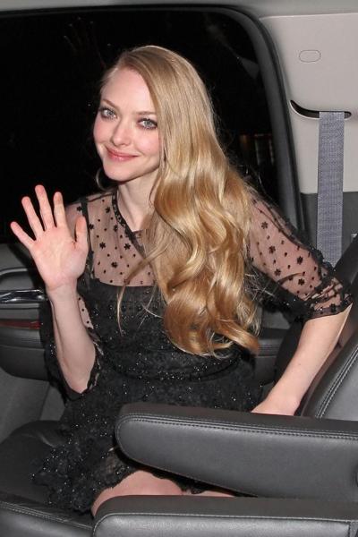 10P Amanda Seyfried shows off her panties wearing a partially see through dress outs