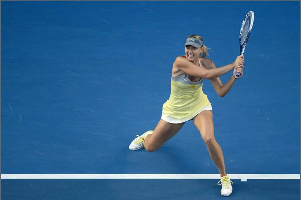 10P Maria Sharapova zeigt ihr Höschen bei den Australian Open in Melbourne