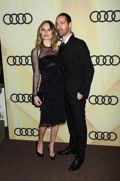 10P Kate Bosworth looks hot wearing black partially see-through dress at Audi Golden