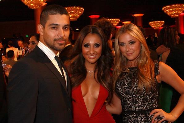 10P Francia Raisa shows huge cleavage wearing sexy red dress at 27th Annual Imagen A