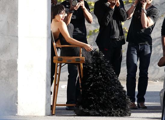 10P Kim Kardashian doing a very hot photoshoot in Los Angeles