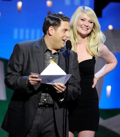 16P Kirsten Dunst leggy wearing a black mini dress at the Film Independent Spirit Aw