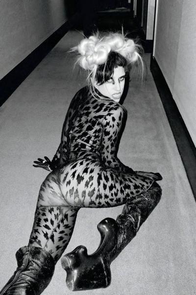 16P Lady Gaga showing her boobs in kinky Terry Richardson photoshoot