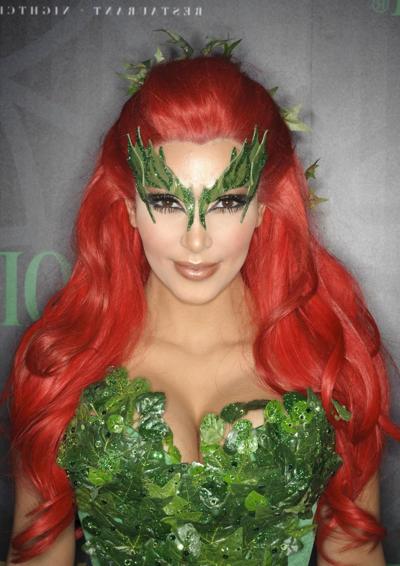 16P Kim Kardashian busty at Green Midory Halloween Party in Las Vegas