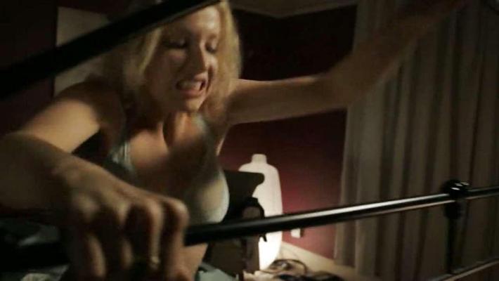 16P Amy Beth Hayes showing her nice tits and fucking with some guy in bed
