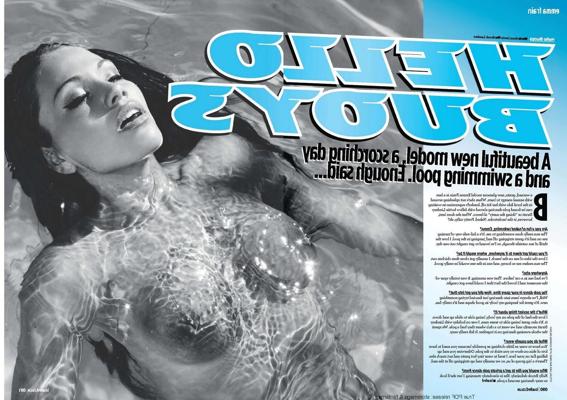 16P Emma Frain showing off her big naturals in NEWLOOK France photoshoot