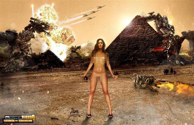 11P Naked movie themed fakes of hot and famous celebrities