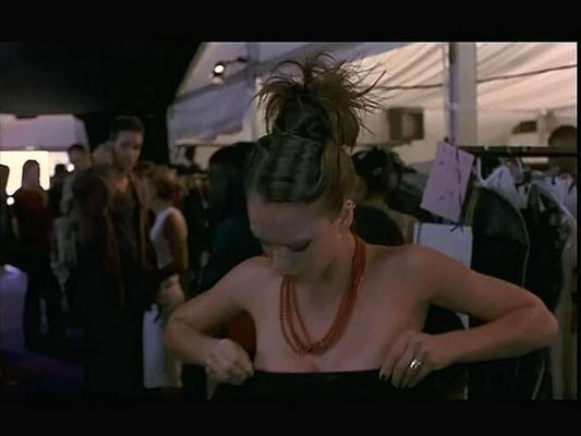16P Jessica Alba in underwear and undressing to topless