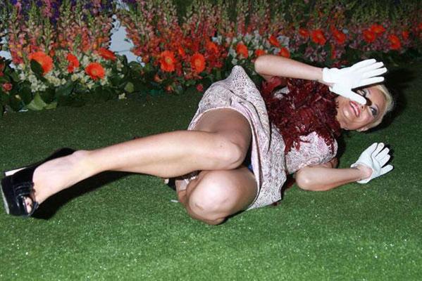 10P Tila Tequila great cleavage and flashing her panties upskirt and exposing tits p
