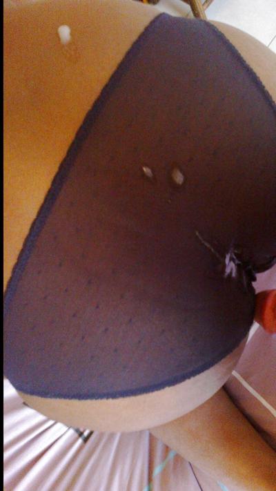 6P Cumshot on wife's panties