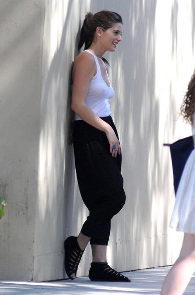 15P Ashley Green see through while wearing shirt