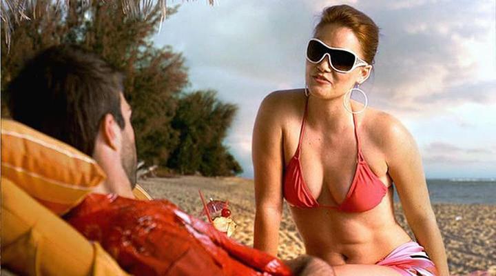 15P Rachel Kimsey looking very sexy in bikini in some movie caps