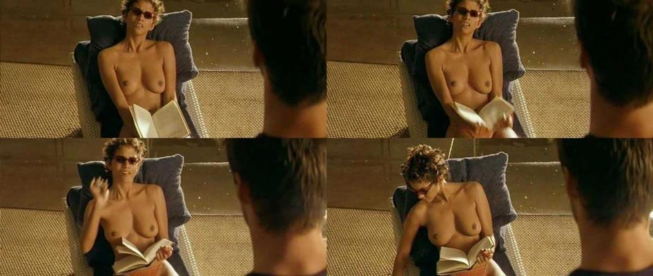 15P Halle Berry showing her big natural huge tits