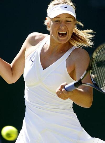 9P Maria Sharapova showing her pussy and tits and fucking hard