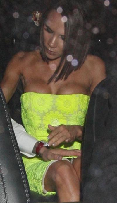 15P Victoria Beckham hard nipples and nude topless