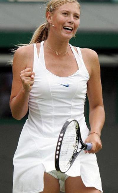 15P Celebrity tennis babe Maria Sharapova sexy camel toe