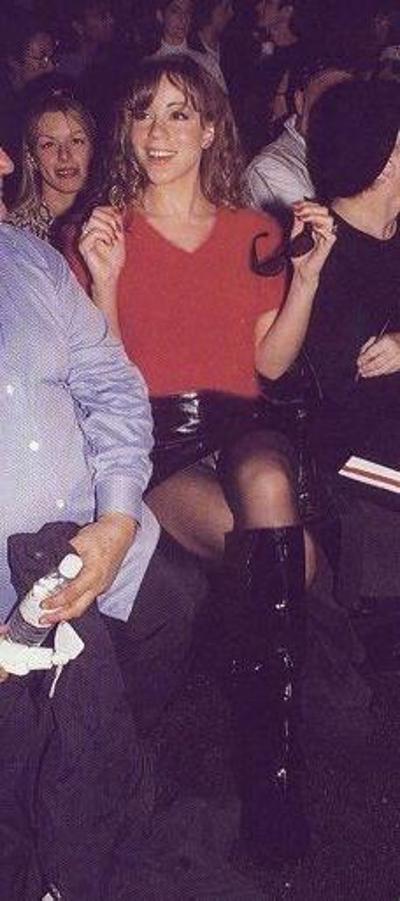 16P Mariah Carey in see through plus upskirt beaver pics