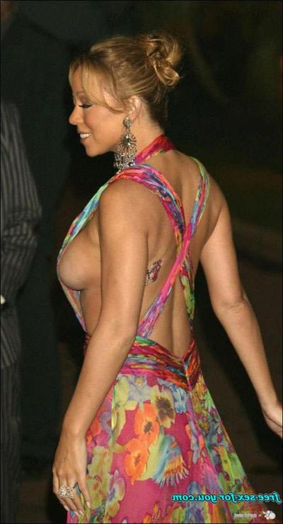 16P Mariah Carey, Tittenbesatz und Oben-ohne-Paparazzi-Bilder am Strand