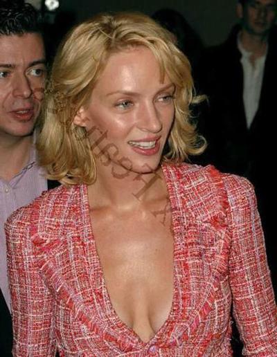 15P Lovely actress Uma Thurman showing hot nude ass and nude tits