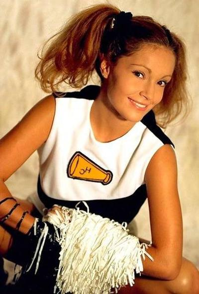 15P Pigtailed cheerleader Rose spreads her sexy legs for you