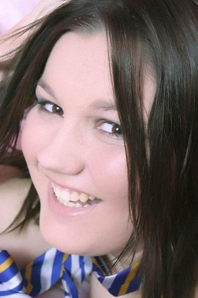 16P Chubby brunette cutie shows her big tits and ass