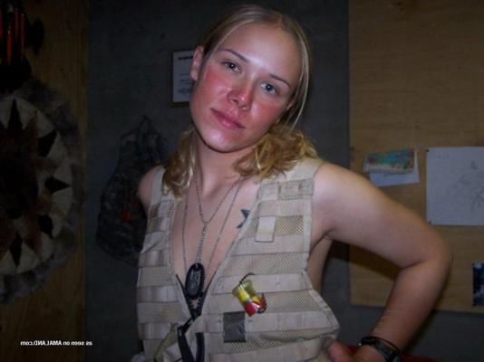 14P Hot military chick stripping naked for her boyfriend
