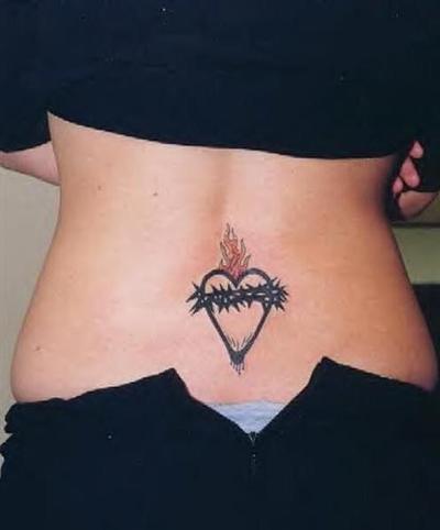 16P Photos of tramp stamps of emo chicks