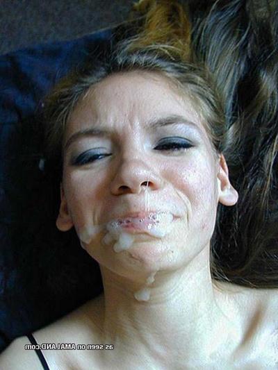 15P Fotos von schlüpfrigen Mädels, die um mehr Sperma betteln