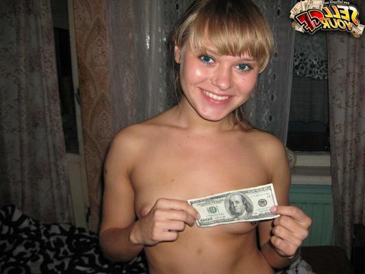 16P GF fucking stranger for cash