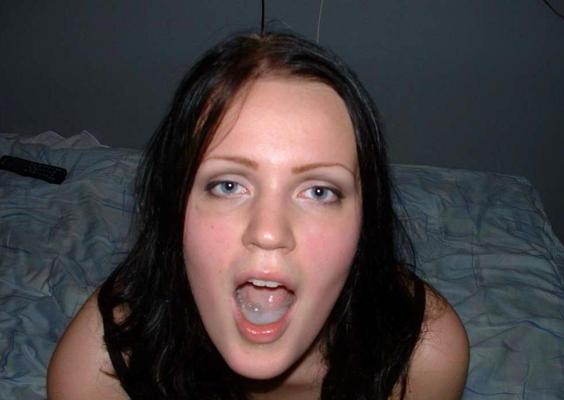 15P Real amateur girls taking sticky creampies