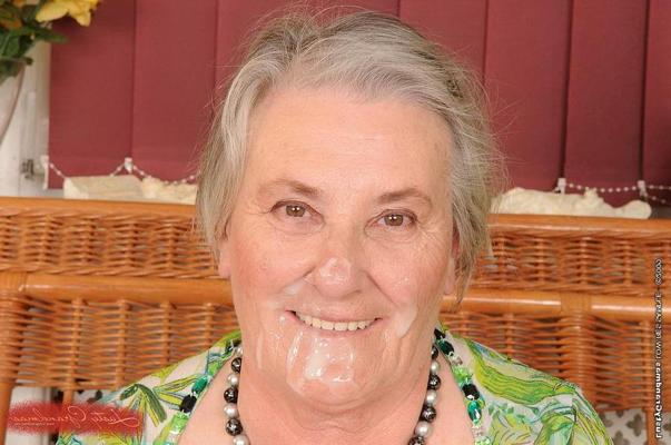 16P Granny gets fucked and a facial