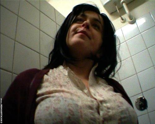 20P Public toilet blowjob with a nice facial and swallow