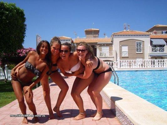 13P Selection of amateur naughty chicks posing in their bikinis