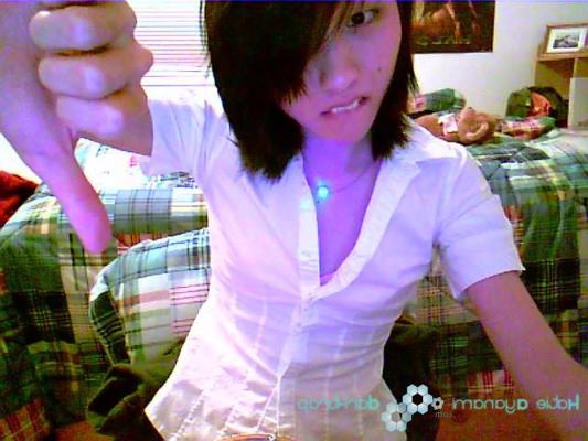 16P Young japanese newhalf camwhore