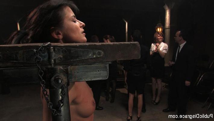15P Cecilia Vega gets gangbanged and dominated while crowds watch