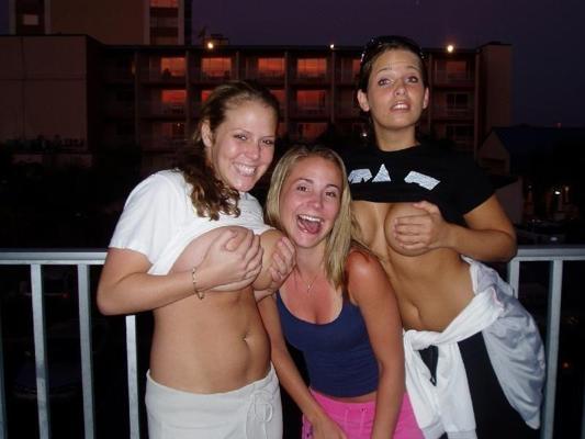 15P Naughty drunk babes at wild parties topless and flashing