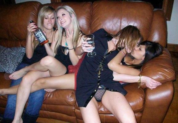 15P Real drunk amateur girls showing off