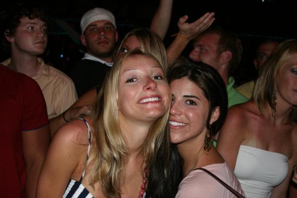 15P Drunk Spring Break College Girls Flashing Perky Tits