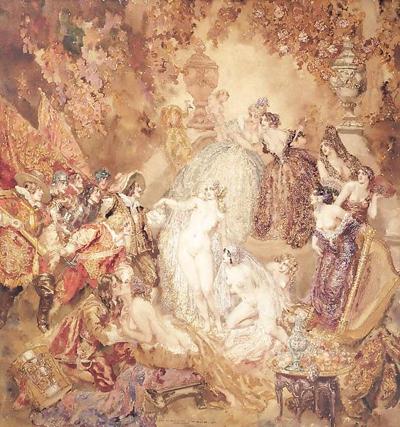 25P Painted Ero and Porn Art 13 - Norman Lindsay ( 2 )
