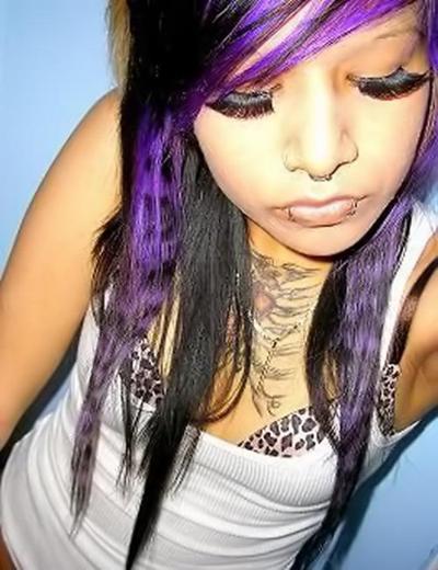 12P Cute emo teen having sex at home