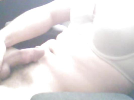 8P Wearing bra while masturbating
