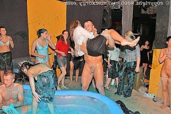18P Wild and messy orgie and drunk party sex