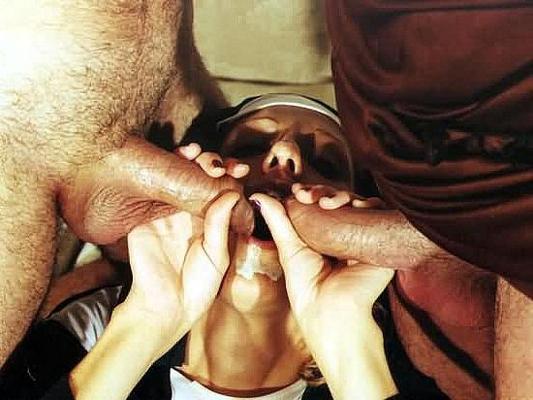 20P Two friars group fucking innocent nun