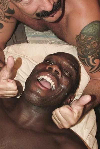 20P Interracial mature duet fucking and facial cumming