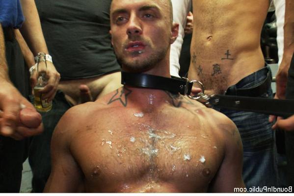 15P Jessie Colter gets gang banged at Mr S Leather store.