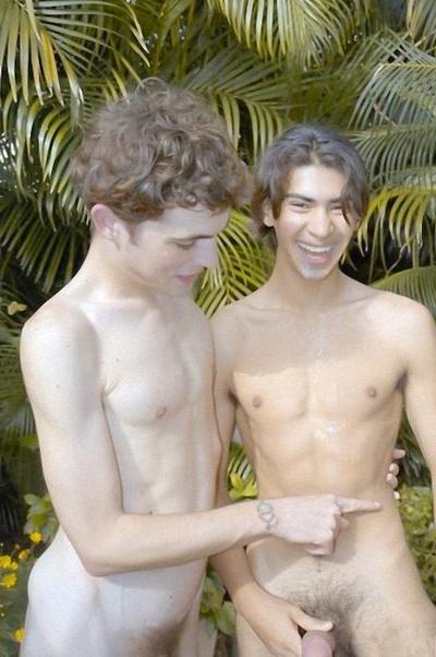 20P Asian and euro twinks enjoy outdoor fucking and cumming on face