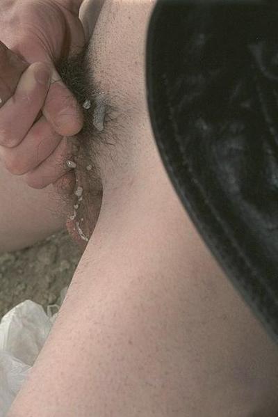 20P Cute twink with a big cock jerking off and cumming up outdoors