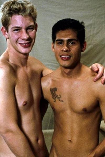 20P Latino and blond twinks sucking and fucking and cumming kick