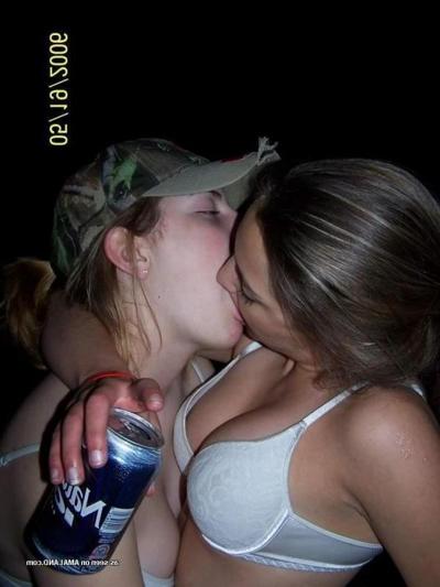 10P Naughty lesbian lovers making out while their friends watch